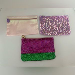 Ipsy makeup bags bundle of 3